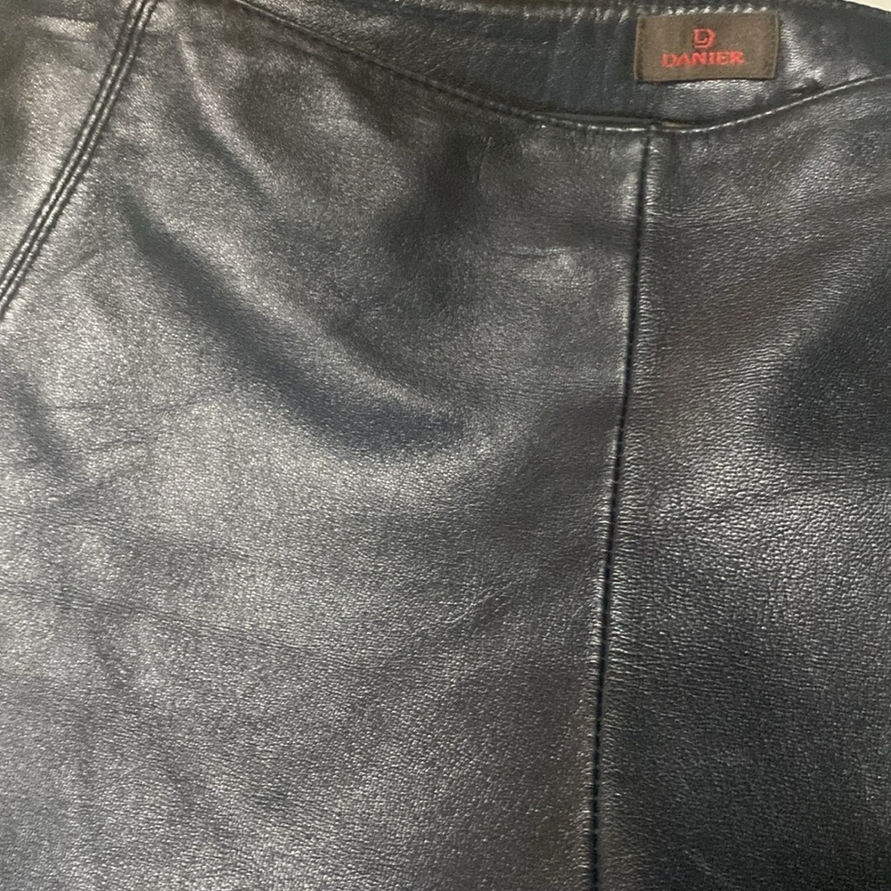 Danier Genuine Leather Pants black Size US 6 Black - Picture 11 of 13